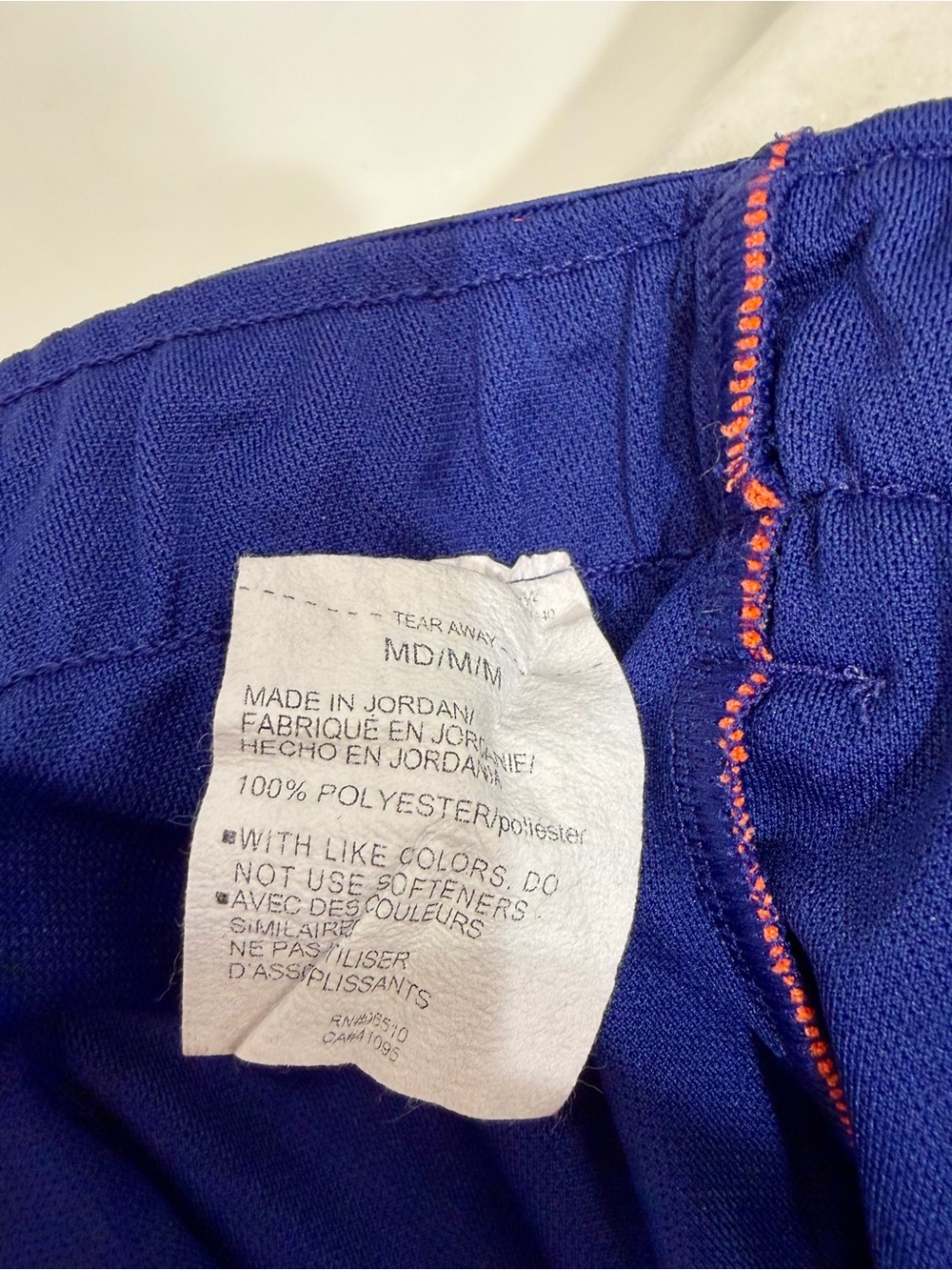 Under Armour Women's Play Up 3.0 Athletic Run Shorts Blue Purple Orange Medium - Picture 8 of 9